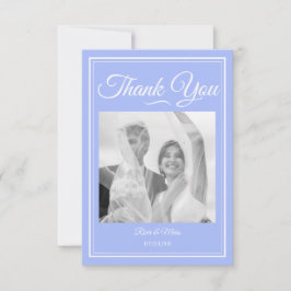 何か青結婚いサンキューカード サンキューカード