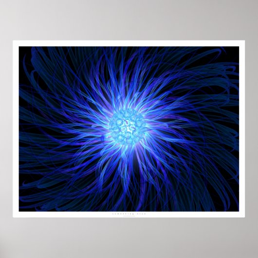 何か青 ポスター (正面)