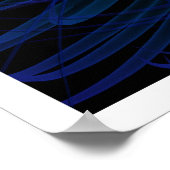 何か青 ポスター (角)