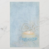 何か青 便箋 (正面)