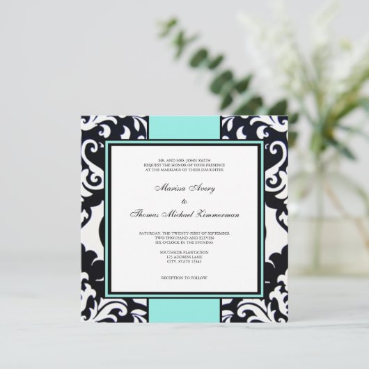 何か青 招待状 (スタンド正面)