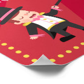 何か魔法の今日を作る引用文ボーイズルームデコル ポスター (角)