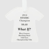 何か。 2014西のGeneseeのマーチングバンドのオーナメント オーナメント (裏面)