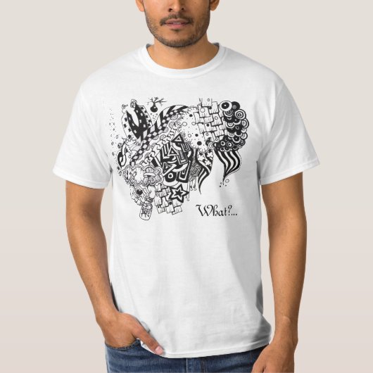 何か。… Tシャツ (正面)