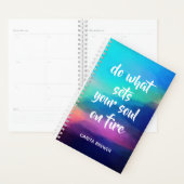 何があなたの魂を火に設定する週次プランナー プランナー手帳 (ディスプレー)