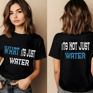何がちょうどいい水 | おもしろTシャツの女性，男性 Tシャツ