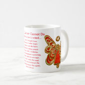 何ができないのか詩芸術コーヒーマグカップ コーヒーマグカップ (正面右)