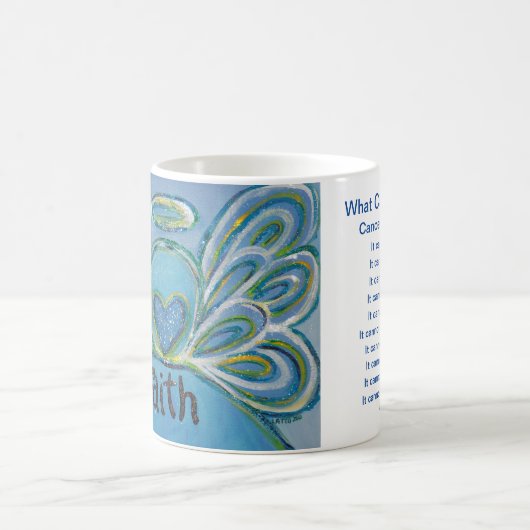 何ができないの詩の信仰コーヒーカップのマグカップ コーヒーマグカップ (中央)