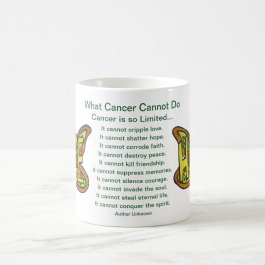 何ができないの詩を希望コーヒーマグカップ コーヒーマグカップ (中央)