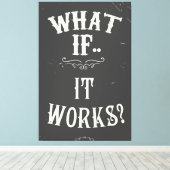 何がもし効く？ キャンバスプリント (インサイチュ (ウッドフロア))