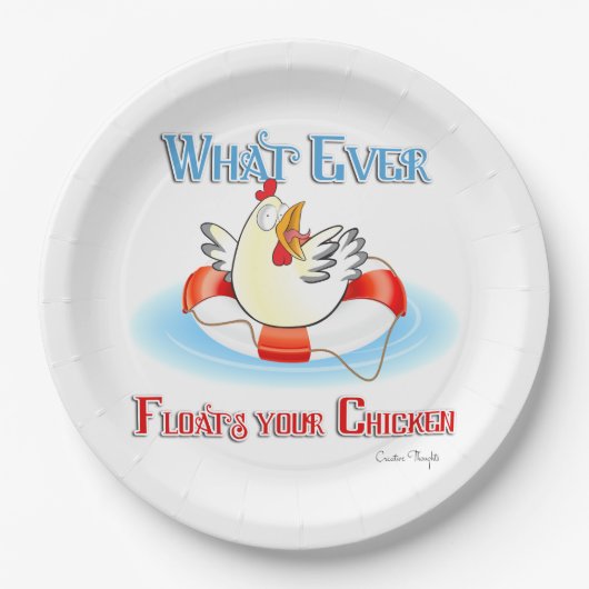 何がチキンを浮かべても2 ペーパープレート (正面)