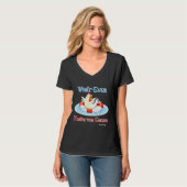 何がチキンを浮かべても2 Tシャツ (正面フル)