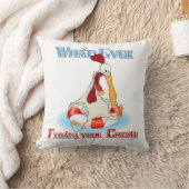 何がチキンを浮かべても クッション (ブランケット)