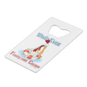 何がチキンを浮かべても クレジットカード栓抜き (裏面アングル)