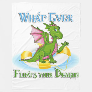 何がドラゴンをかわいい フリースブランケット