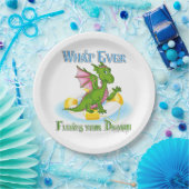 何がドラゴンをかわいい ペーパープレート (パーティー)