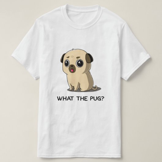 何がパグなのか Tシャツ (デザイン正面)