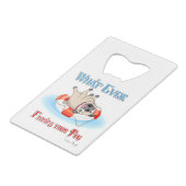 何がパグをフロートさせようとも クレジットカード栓抜き (正面アングル)