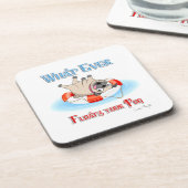 何がパグをフロートさせようとも コースター (左側)