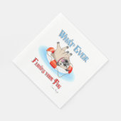 何がパグをフロートさせようとも スタンダードランチョンナプキン (角)