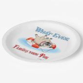 何がパグをフロートさせようとも ペーパープレート (アングル)