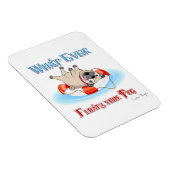 何がパグをフロートさせようとも マグネット (右側)