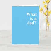 何がパパだ。お前だ。あなたはパパだ。 カード (黄色い花)