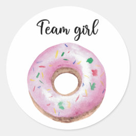 何がベビーのチームガールドーナツ ラウンドシール