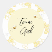 何がベビービーのチームガール ラウンドシール (正面)