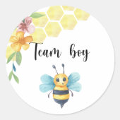 何がベビービーチームの少年 ラウンドシール (正面)