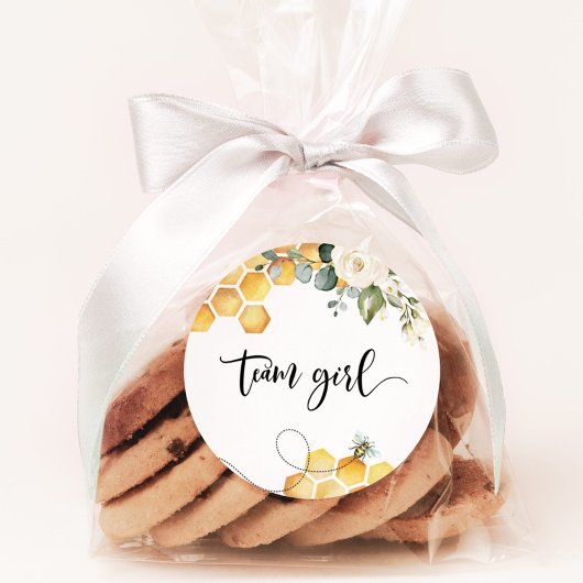 何がベビービーチーム女の子シール ラウンドシール