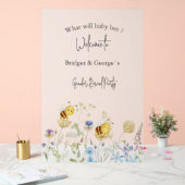 何がベビービー性別がパーティー霜を明らかにする アクリルサイン (ウェディング)