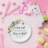 何がベビービー紙プレート。 ペーパープレート (パーティー)