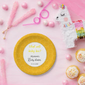 何がベビービー赤ちゃんシャワーパーティー|ビーテーマ ペーパープレート (パーティー)