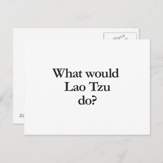 何がラオスtzuだろう ポストカード (正面/裏面)