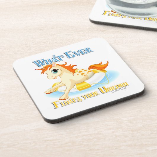 何が一角獣を浮かべるにせよ コースター (左側)