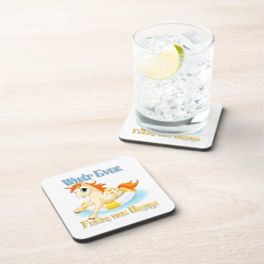 何が一角獣を浮かべるにせよ コースター (右側)