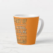 何が分からないの編み物 カフェラテマグ (右アングル)