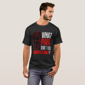 何が分からないの? |バスケットボール場 Tシャツ (正面フル)