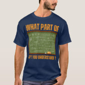 何が分からない? | おもしろ数学 Tシャツ (正面)