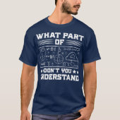 何が分からない？ | おもしろ数学 Tシャツ (正面)