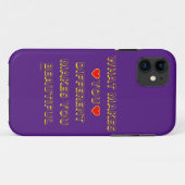 何が君を美違うしくする Case-Mate iPhoneケース (裏面(横))