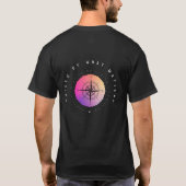 何が大切かに導かれて Tシャツ (裏面)