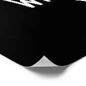 何が山羊の動物を浮かおもしろいらパンプン暗いBG ポスター (角)