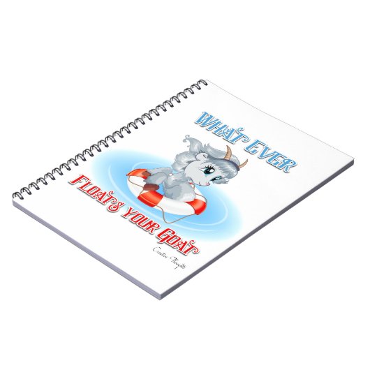 何が山羊を浮かべようと ノートブック (左側)