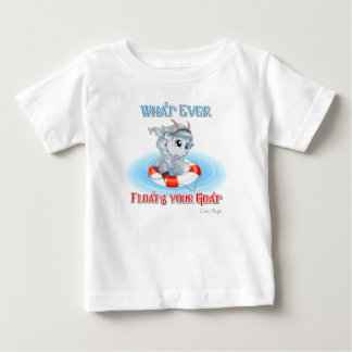何が山羊を浮かべようと ベビーTシャツ
