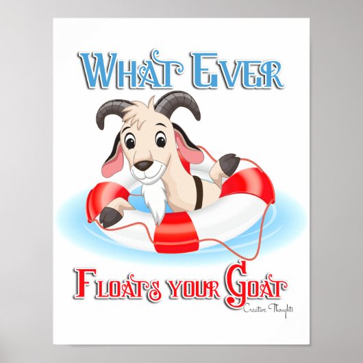 何が山羊を浮かべようと ポスター (正面)