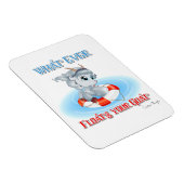 何が山羊を浮かべようと マグネット (右側)