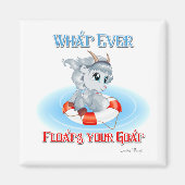 何が山羊を浮かべようと マグネット (正面)