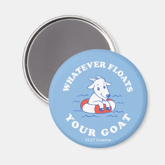 何が山羊を浮かべようと マグネット (正面/裏面)